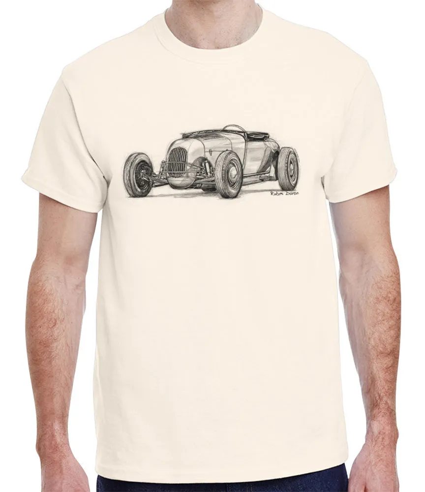 Acme Speed Shop Track Nose Roadster T-shirt sold by Malibu Shirts