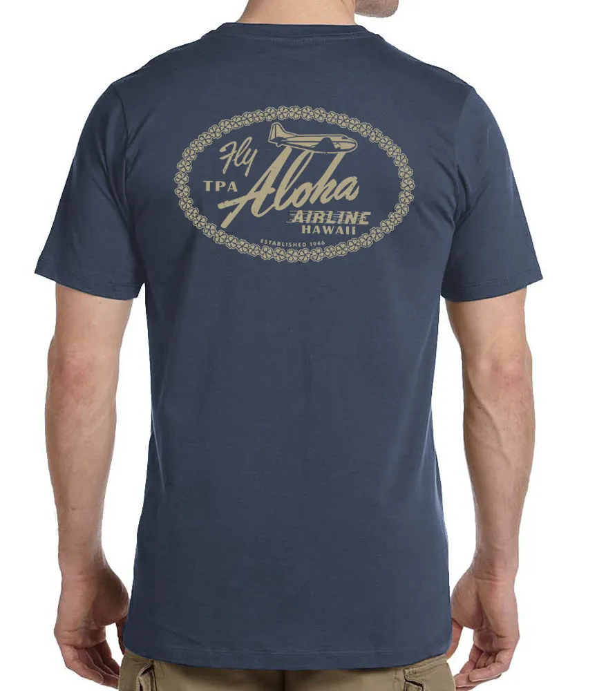 Aloha Airline TPA Family Men's T-Shirt sold by Malibu Shirts