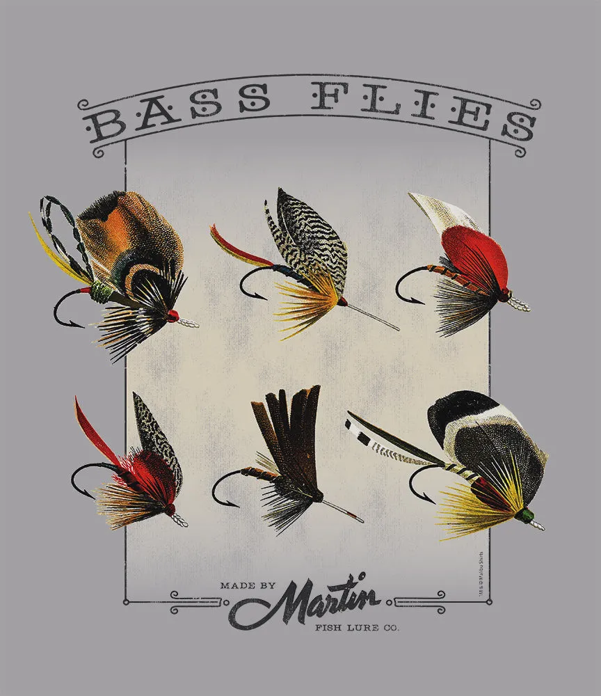 Martin Bass Flies Lure Collection T-Shirt sold by Malibu Shirts product image thumbnail 2