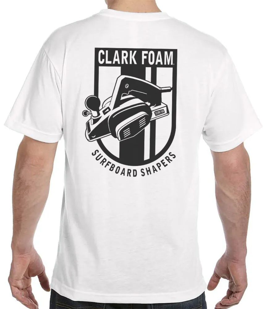 Clark Foam Planer T-Shirt sold by Malibu Shirts