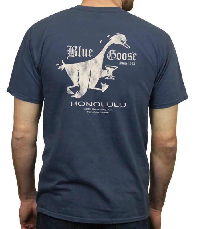 Blue Goose Honolulu Retro T-Shirt sold by Malibu Shirts