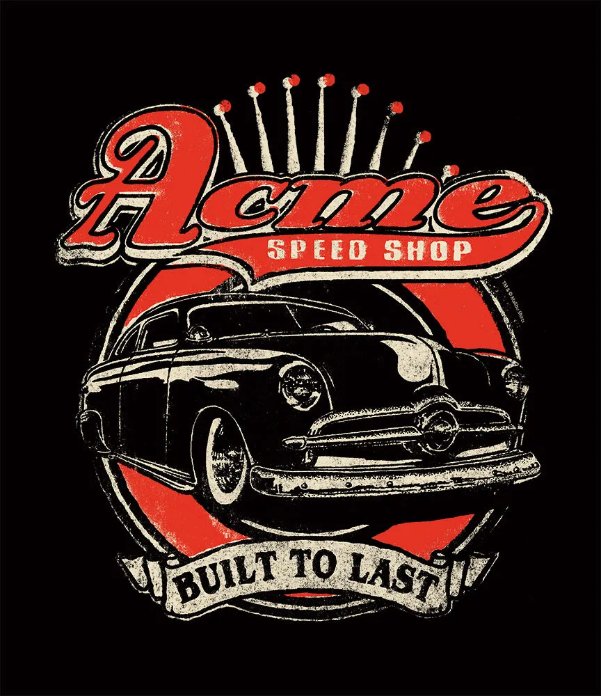 Acme Speed Shop 1950 Ford T-Shirt sold by Malibu Shirts product image thumbnail 2