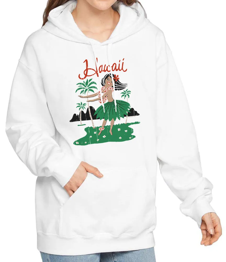 Hula Girl Hoodie sold by Malibu Shirts