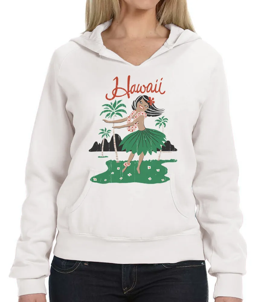 Hula Girl Hoodie sold by Malibu Shirts product image thumbnail 2