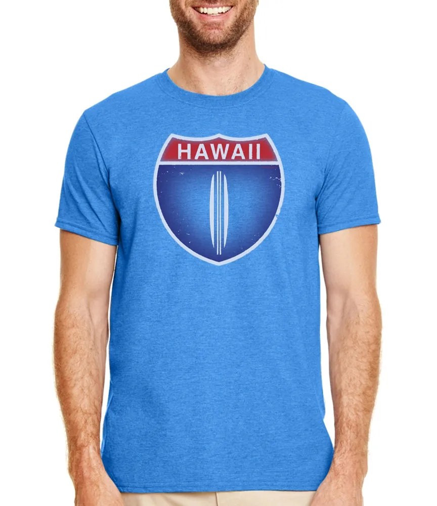5 &10 Hawaii Highway 1 Men's T-Shirt sold by Malibu Shirts