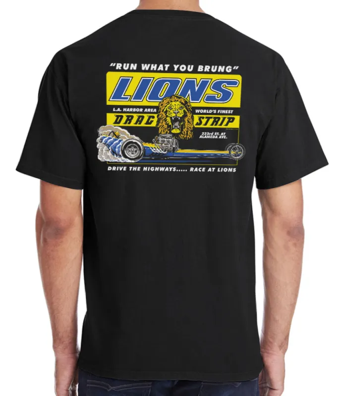 Race at Lions Retro T-Shirt sold by Malibu Shirts
