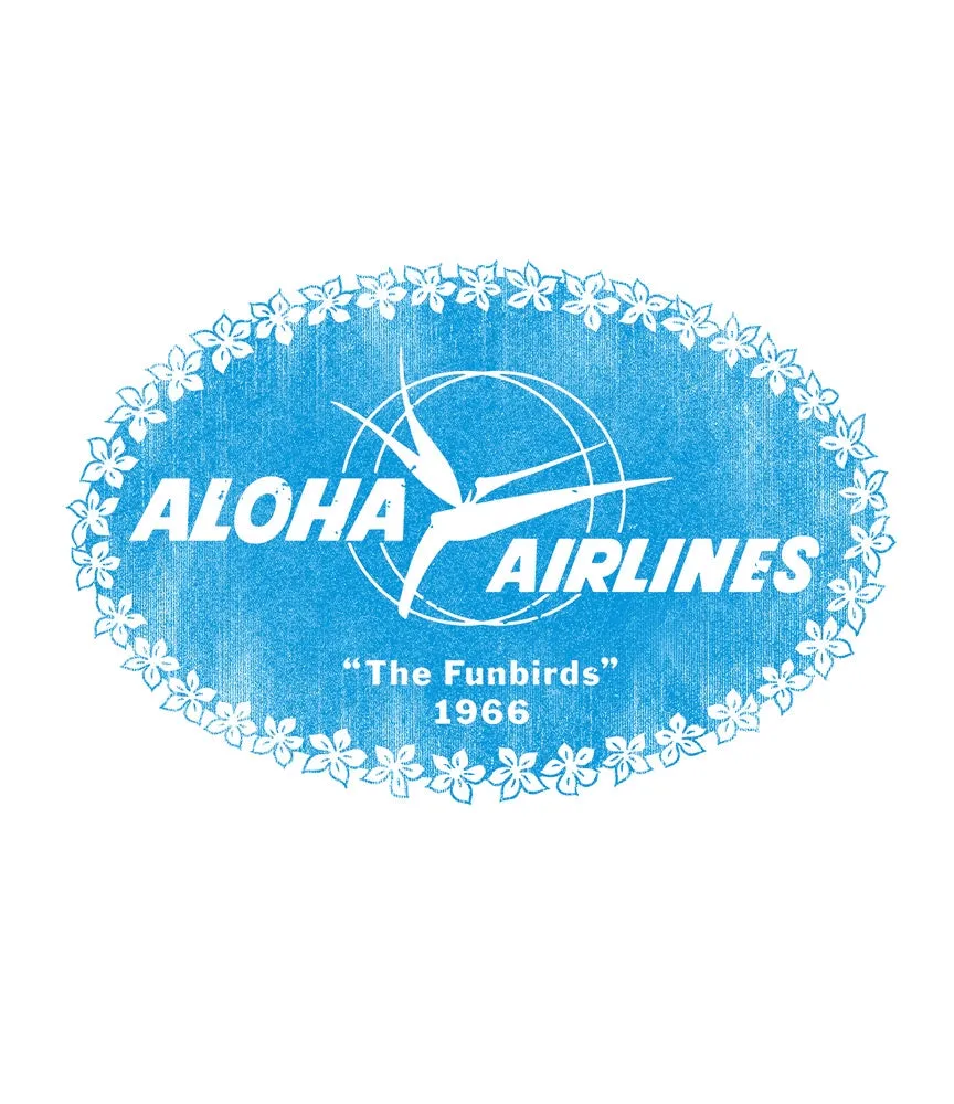 Aloha Airlines Funbirds 1966 Men's T-Shirt sold by Malibu Shirts product image thumbnail 2