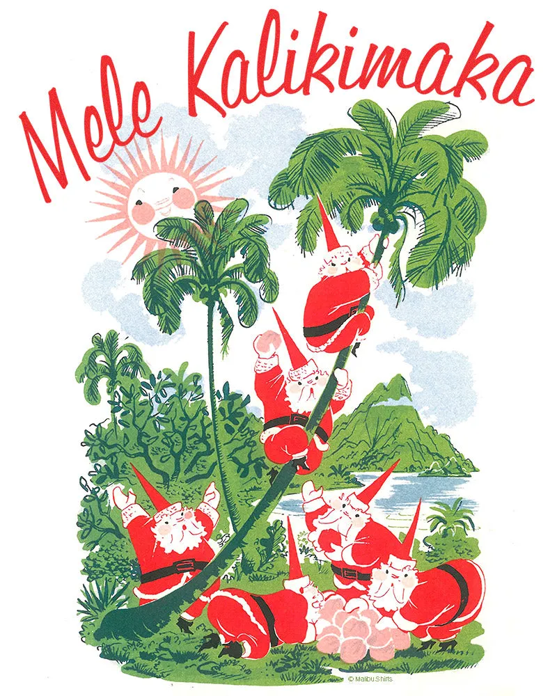 Men's (unisex) Mele Kalikimaka Long Sleeve sold by Malibu Shirts product image thumbnail 2