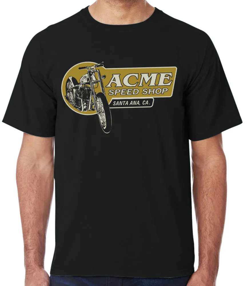 Acme Speed Shop Custom Cycle T-Shirt sold by Malibu Shirts