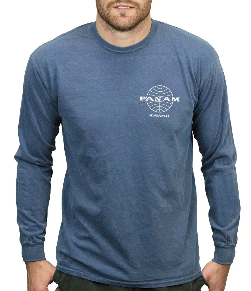 Pan Am Globe Men's Long Sleeve sold by Malibu Shirts product image thumbnail 3