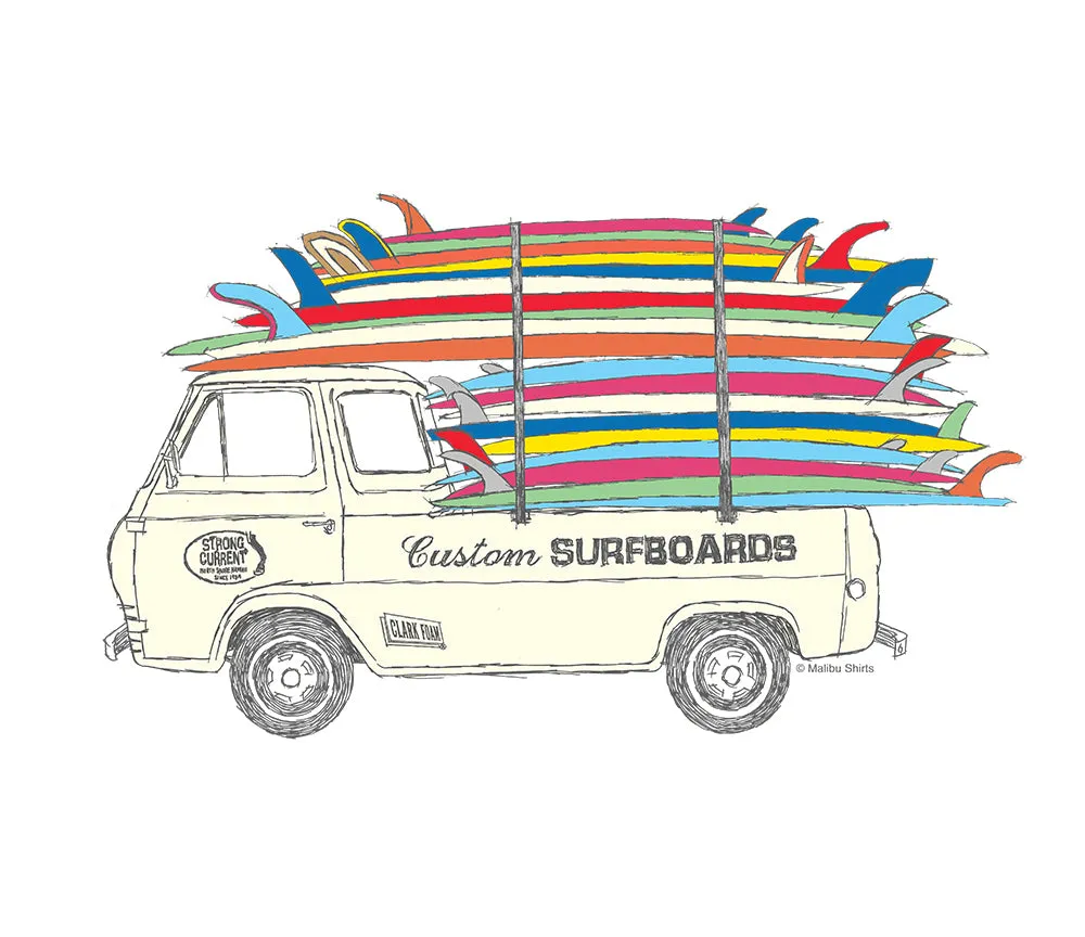 Clark Foam Stack Women's T-Shirt sold by Malibu Shirts product image thumbnail 2