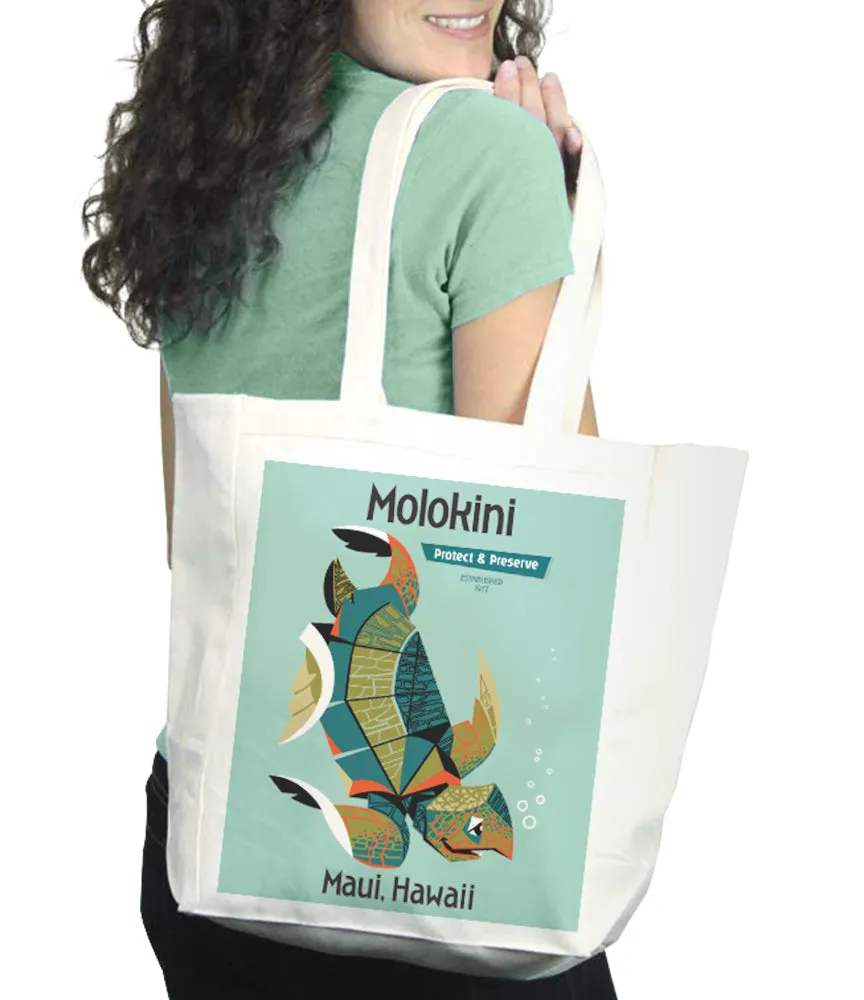 Molokini Tote Bag sold by Malibu Shirts