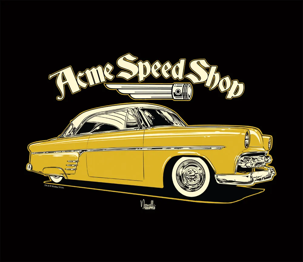 Acme Speed Shop '54 Ford T-Shirt sold by Malibu Shirts product image thumbnail 2