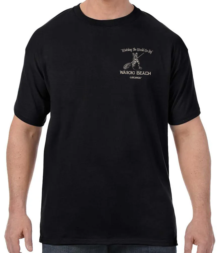 Watching World Waikiki T-Shirt sold by Malibu Shirts product image thumbnail 3