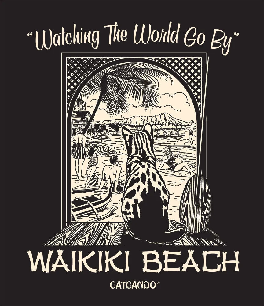 Watching World Waikiki T-Shirt sold by Malibu Shirts product image thumbnail 2