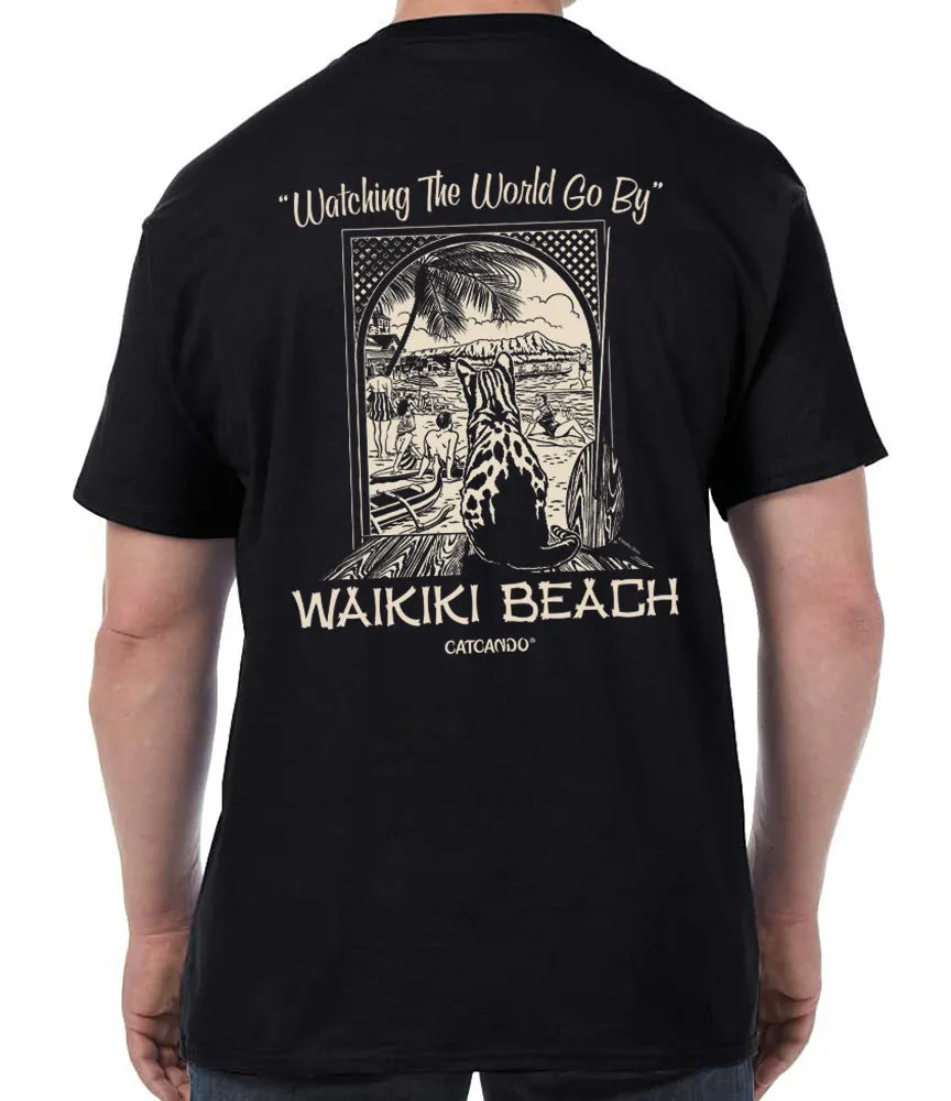 Watching World Waikiki T-Shirt sold by Malibu Shirts