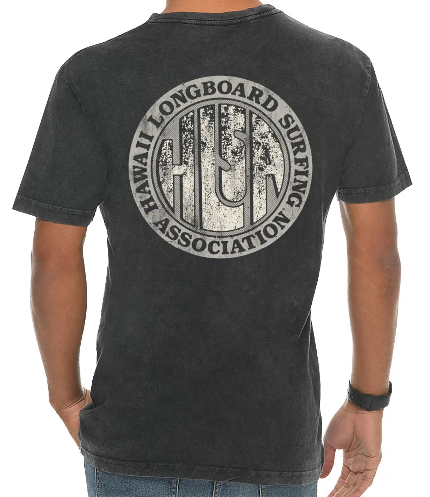 Hawaii Longboard Surfing Association Logo T-Shirt sold by Malibu Shirts