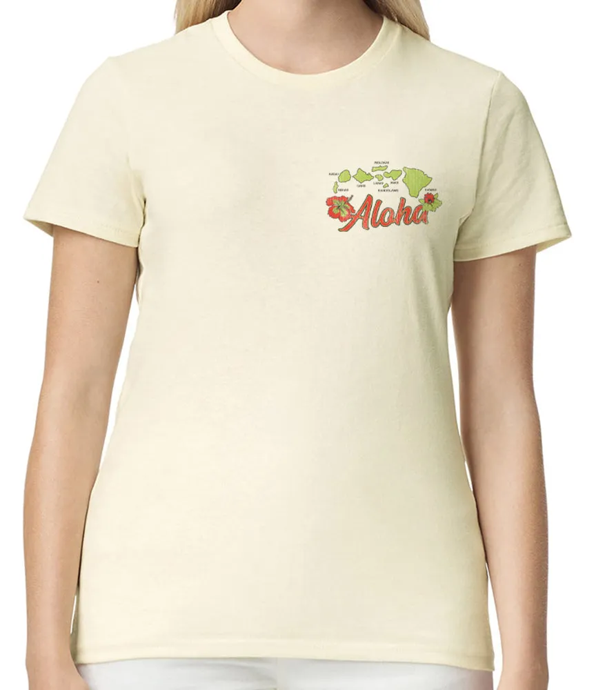 Aloha Islands Women's T-Shirt sold by Malibu Shirts product image thumbnail 3
