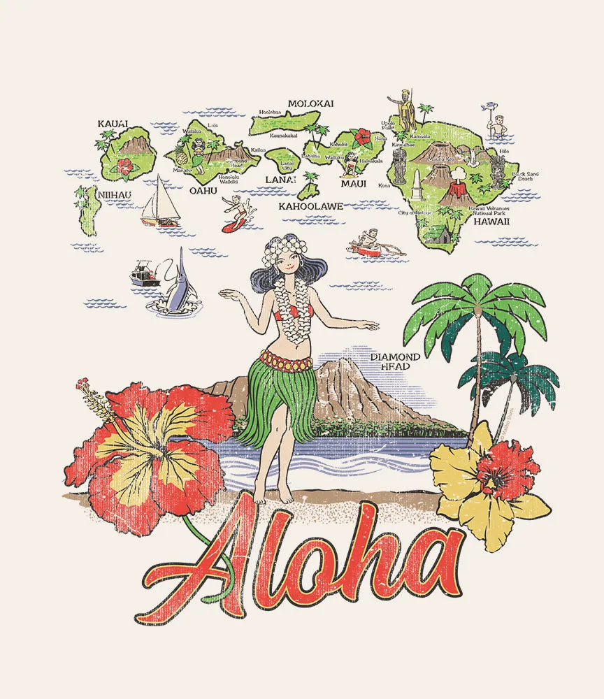 Aloha Islands Men's T-Shirt sold by Malibu Shirts product image thumbnail 2