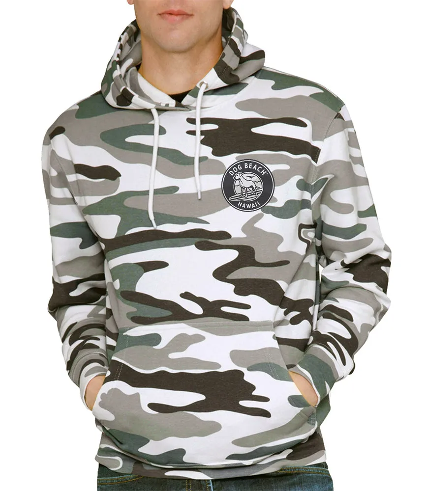 Dog Beach Light Camo Hoodie sold by Malibu Shirts product image thumbnail 3