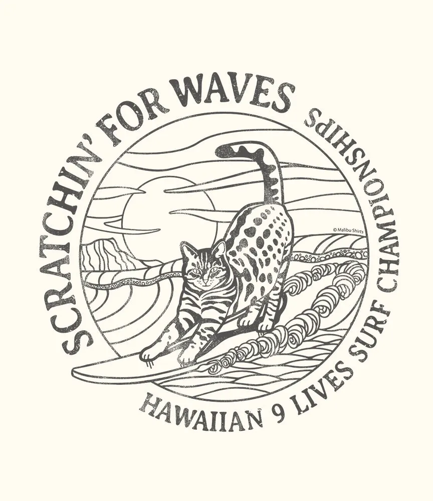 Scratchin' For Waves Tote Bag sold by Malibu Shirts product image thumbnail 2