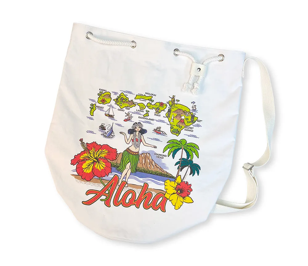 50th State Rope Cinch Beachbag sold by Malibu Shirts product image thumbnail 2