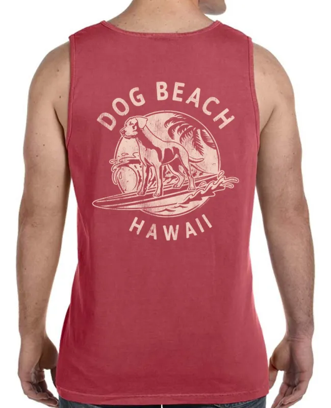 Dog Beach Hawaii Tank Top sold by Malibu Shirts