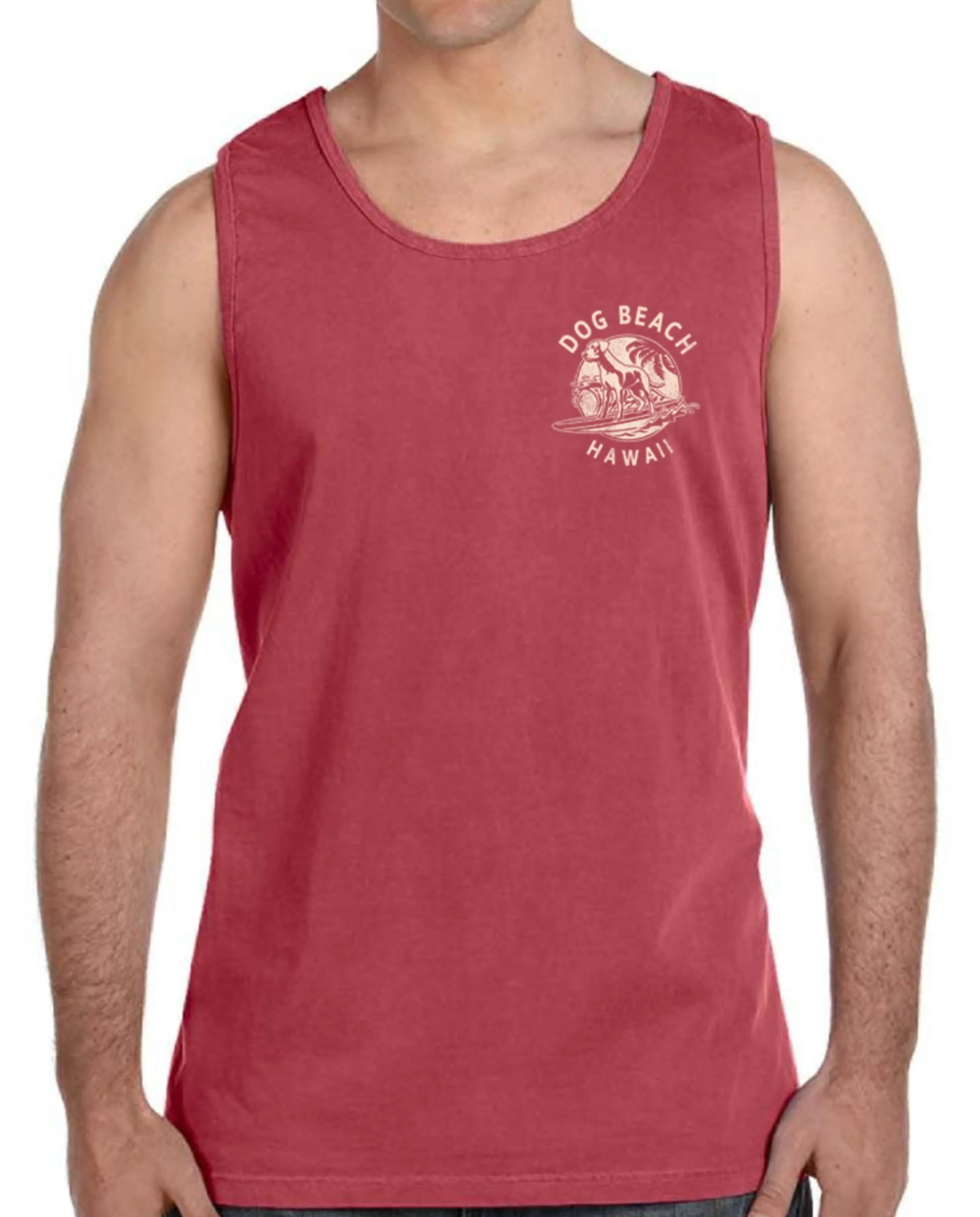 Dog Beach Hawaii Tank Top sold by Malibu Shirts product image thumbnail 3