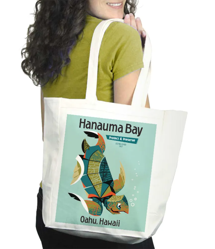 Hanauma Bay Tote Bag sold by Malibu Shirts