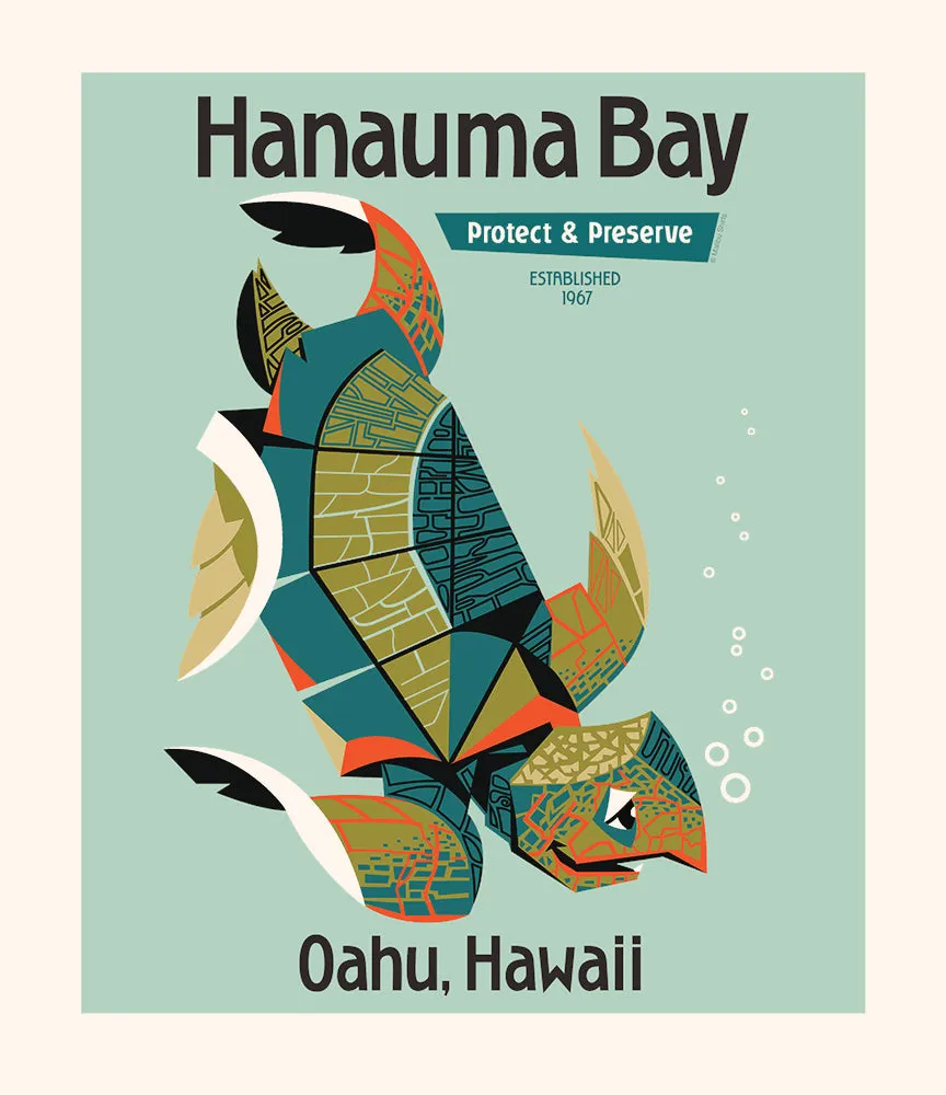 Hanauma Bay Tote Bag sold by Malibu Shirts product image thumbnail 2