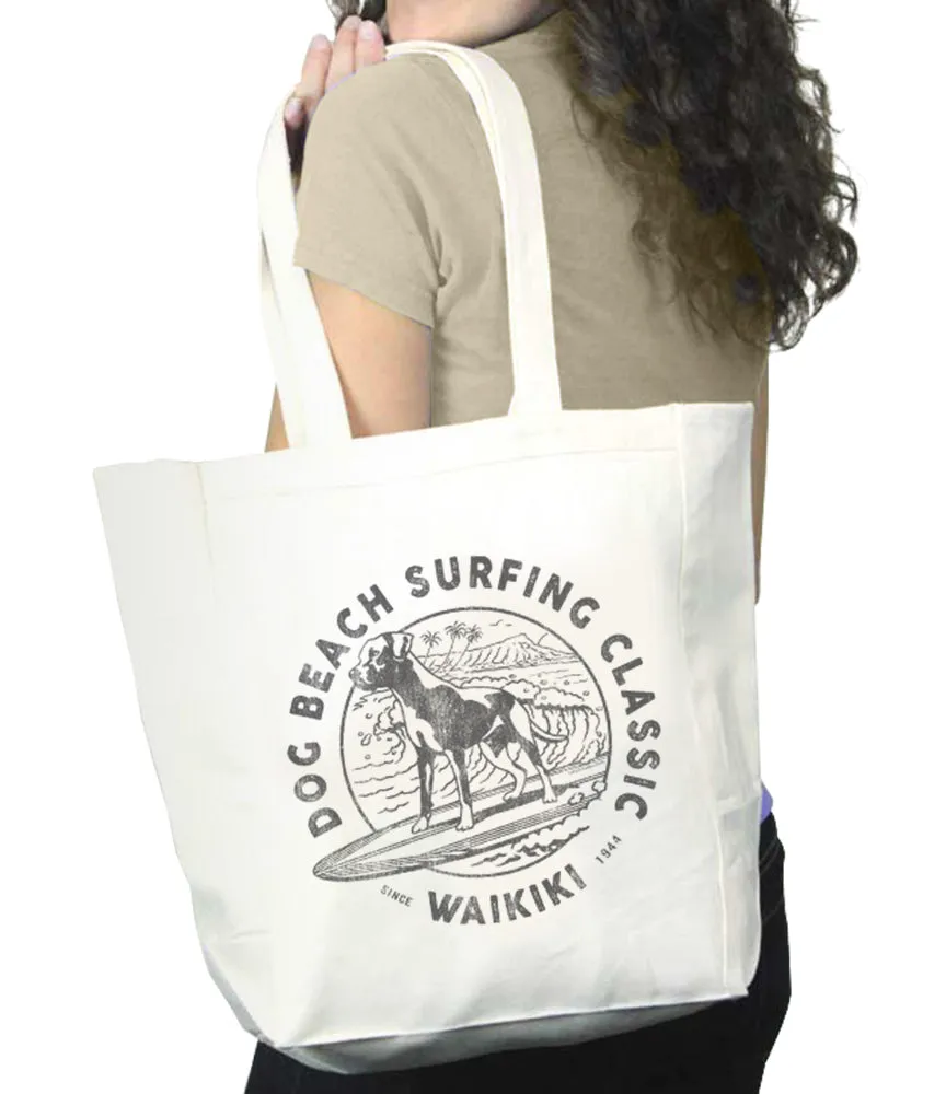 Dog Beach Waikiki Tote sold by Malibu Shirts