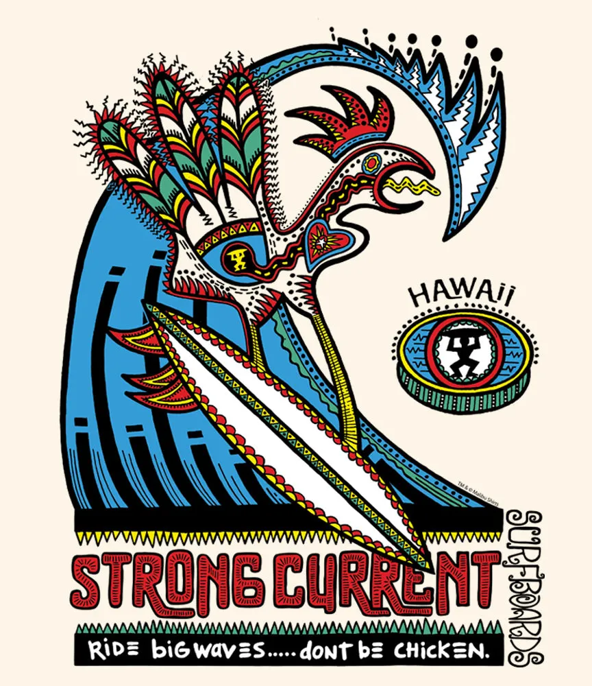 Strong Current Don't Be Chicken T-Shirt sold by Malibu Shirts product image thumbnail 2