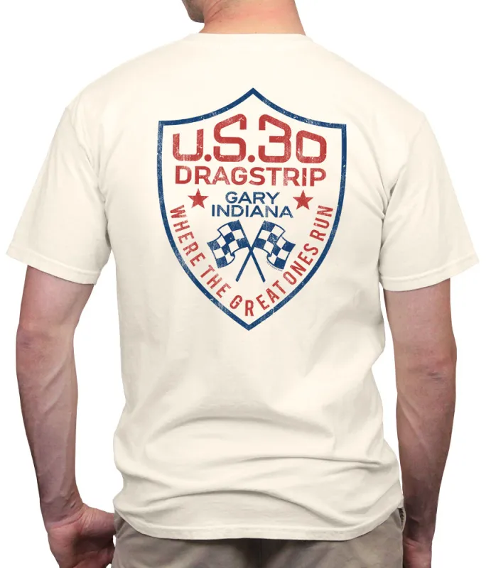 US 30 Indy Drag Strip T-Shirt sold by Malibu Shirts