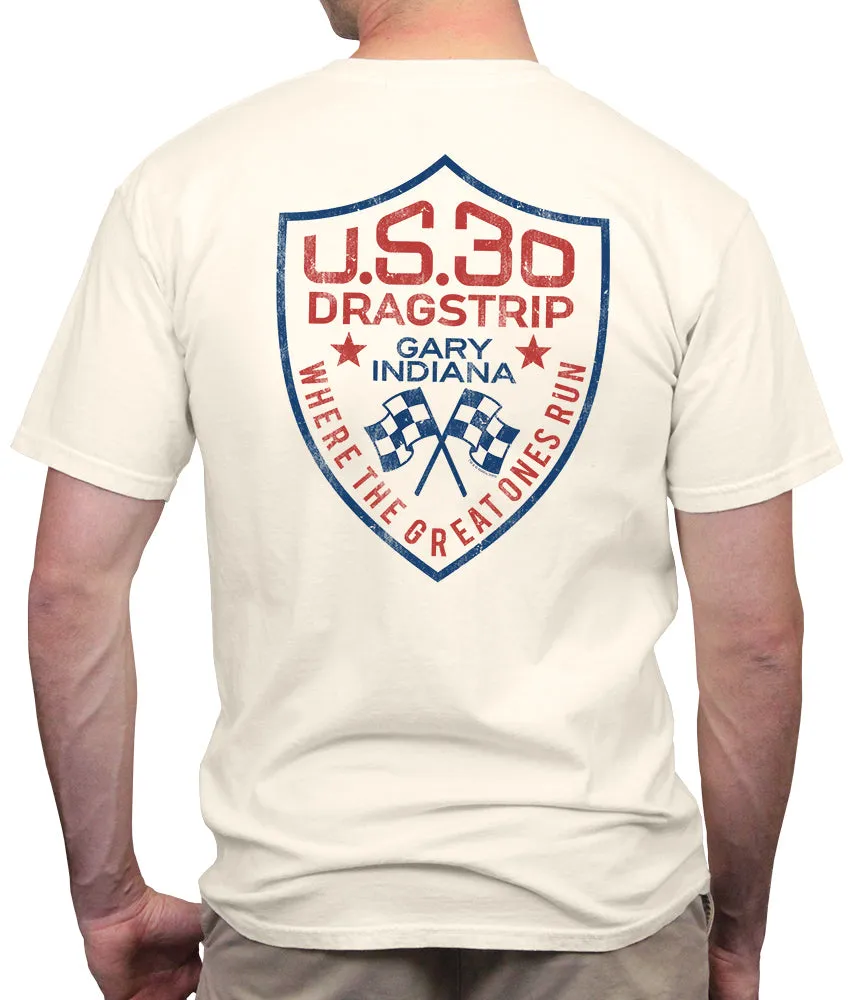 US 30 Indy Drag Strip T-Shirt sold by Malibu Shirts