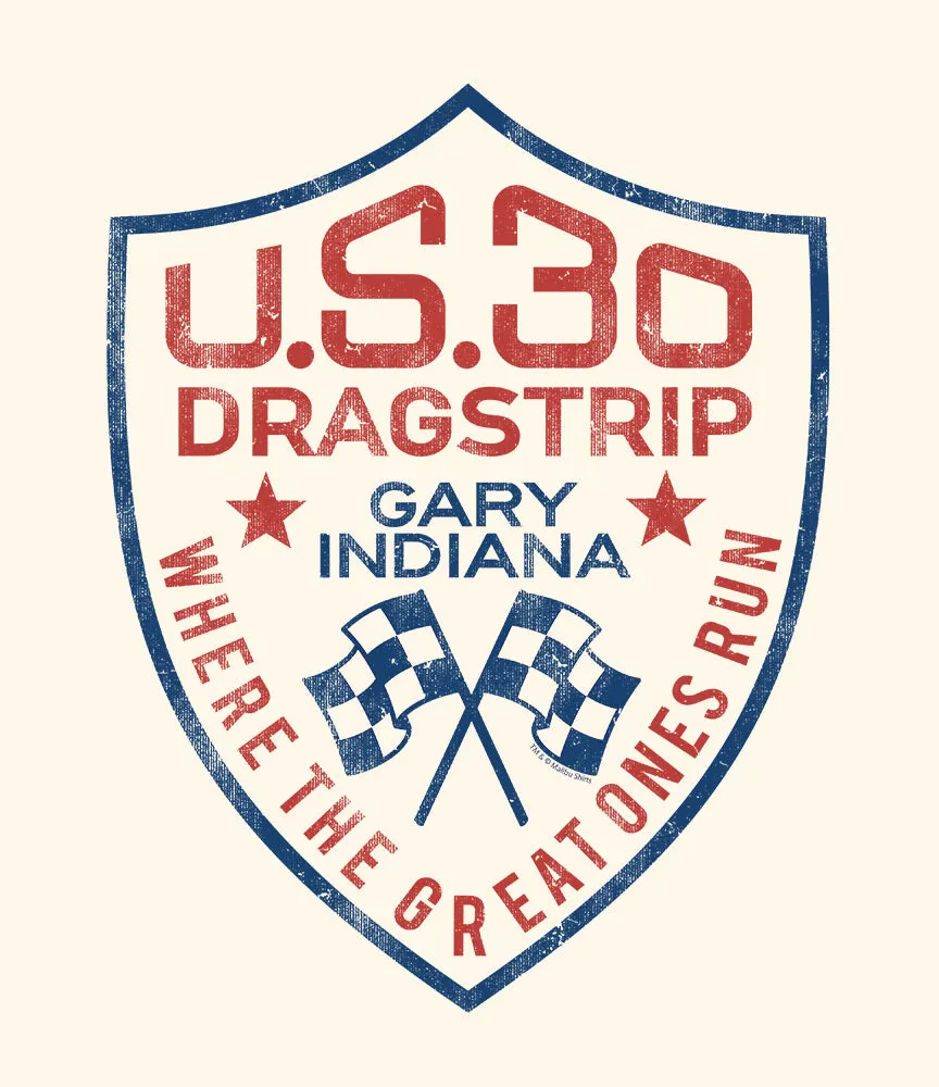 US 30 Indy Drag Strip T-Shirt sold by Malibu Shirts product image thumbnail 2