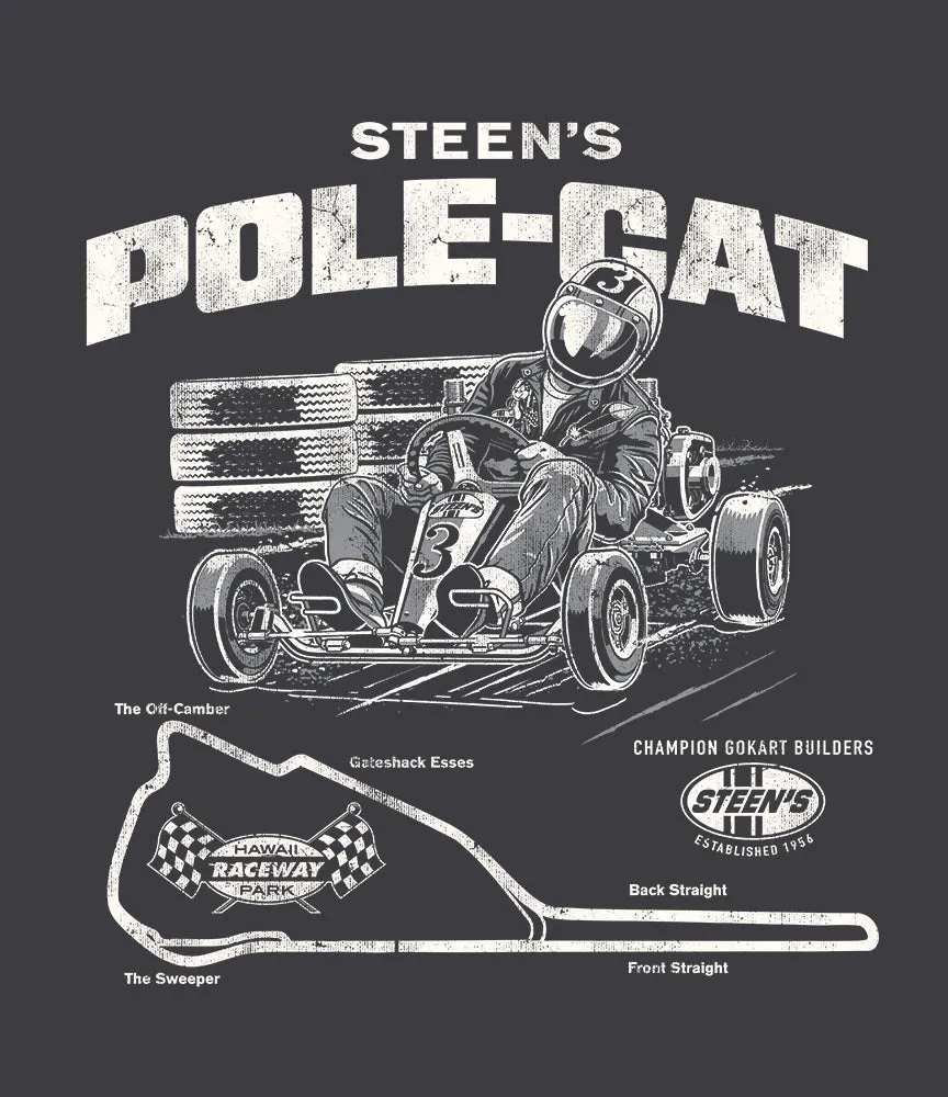 HRP Pole Cat Go Kart T-Shirt sold by Malibu Shirts product image thumbnail 3