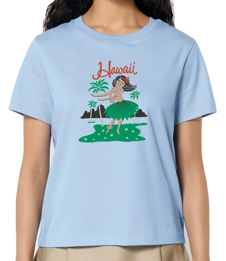 Hula Girl Women's T-Shirt sold by Malibu Shirts