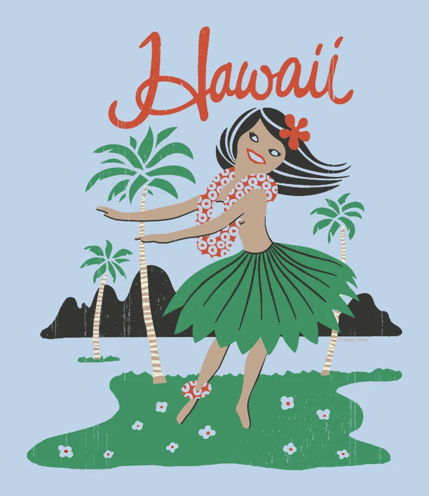 Hula Girl Women's T-Shirt sold by Malibu Shirts product image thumbnail 2