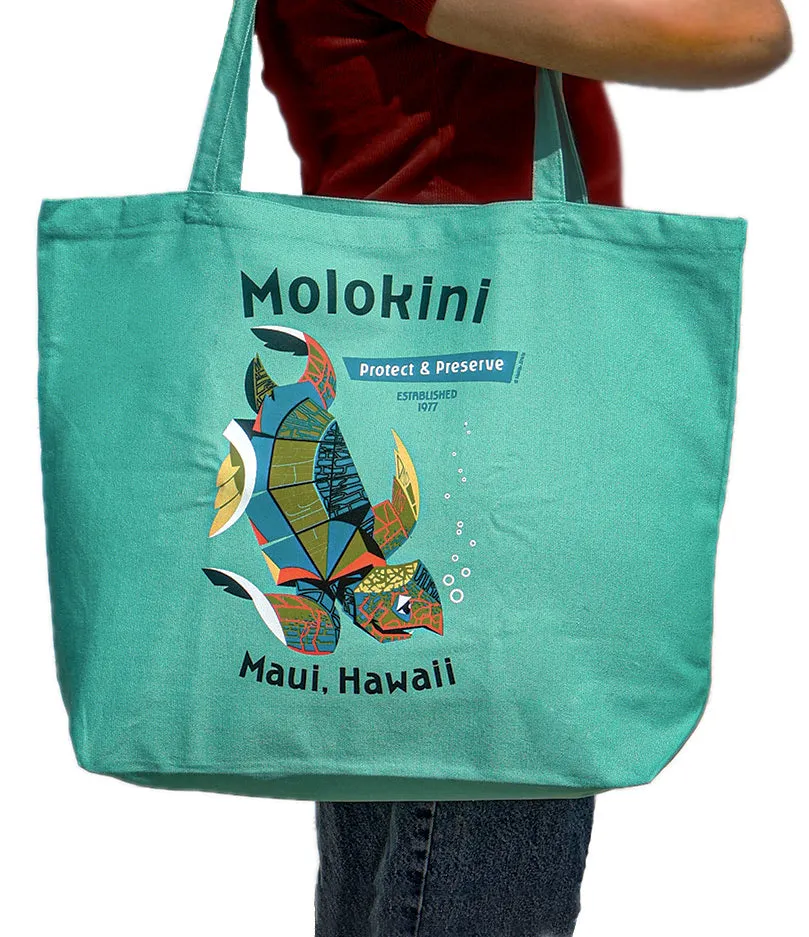 Molokini Large Tote Bag sold by Malibu Shirts