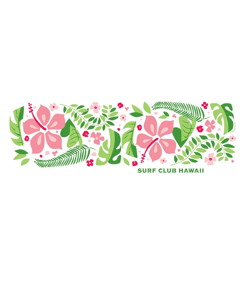 Surf Club Hawaii Retro Floral T-Shirt sold by Malibu Shirts product image thumbnail 2