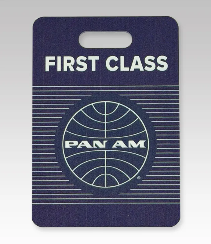 Pan Am First Class Luggage Tag made by Malibu Shirts