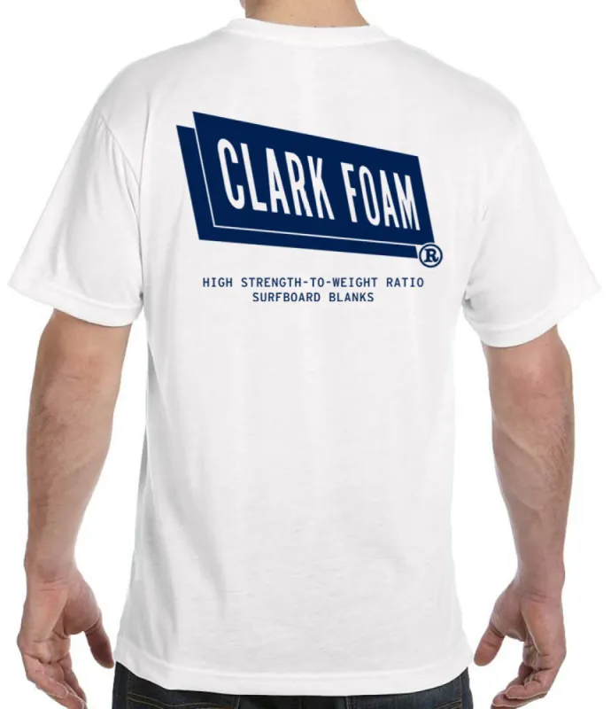 Clark Foam Logo Classic T-Shirt made by Malibu Shirts