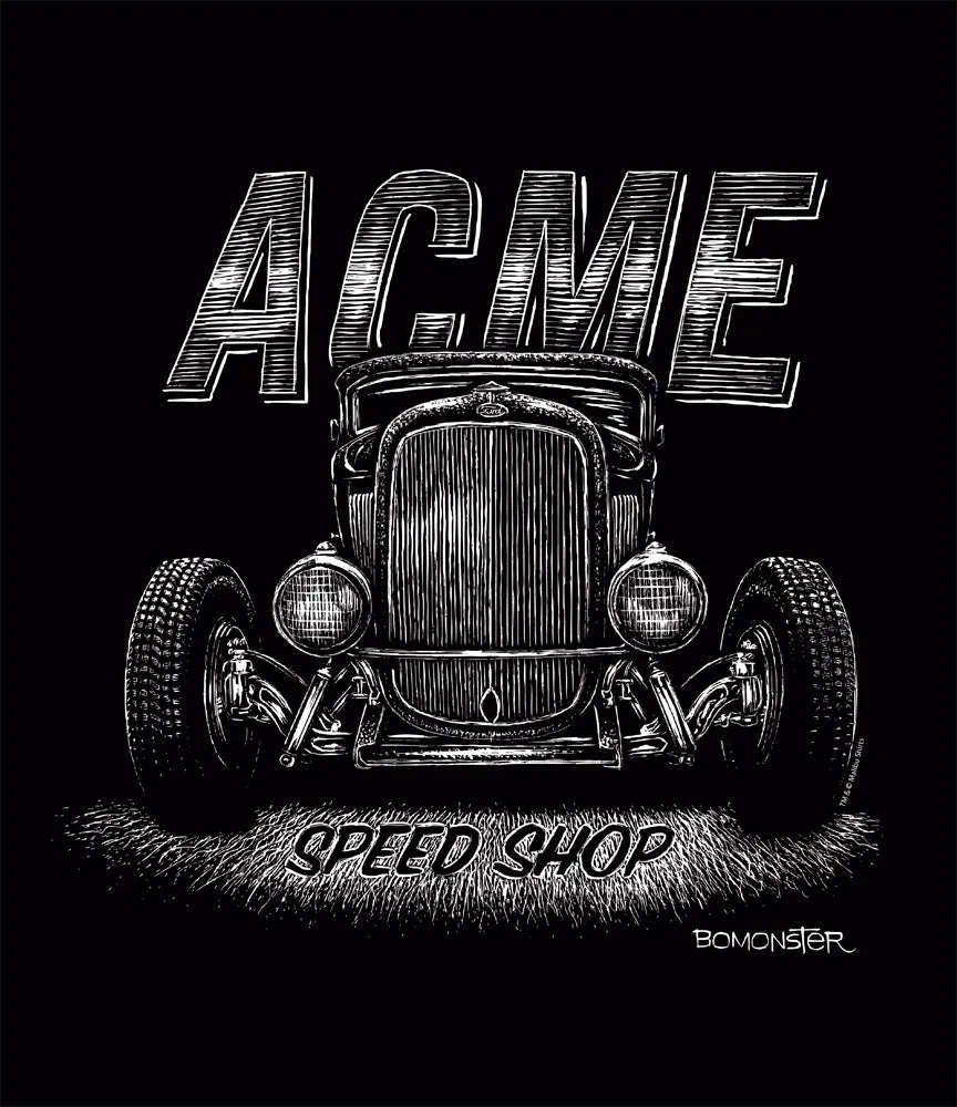 Acme Speed Shop Bomonster '32 T-shirt sold by Malibu Shirts product image thumbnail 2