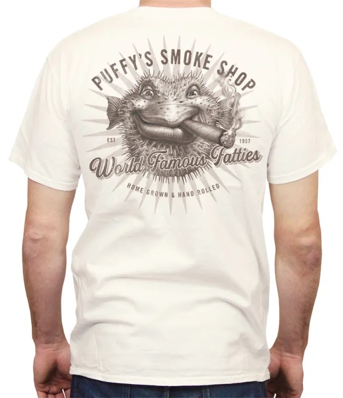 Puffy's Smoke Shop T-Shirt made by Malibu Shirts
