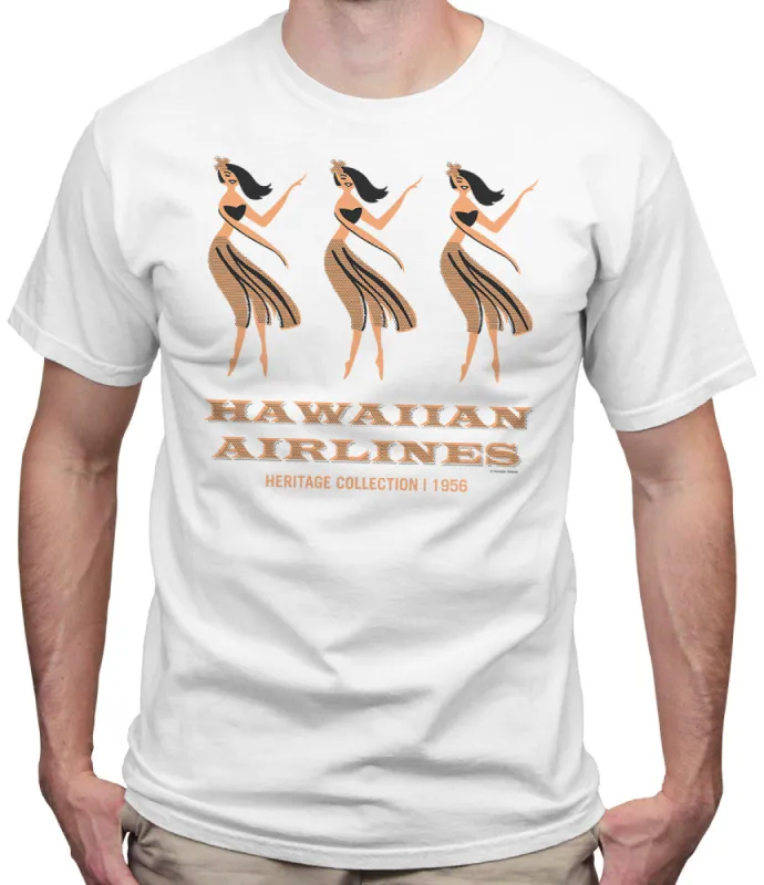 Hawaiian Arilines Heritage Hula T-Shirt sold by Malibu Shirts