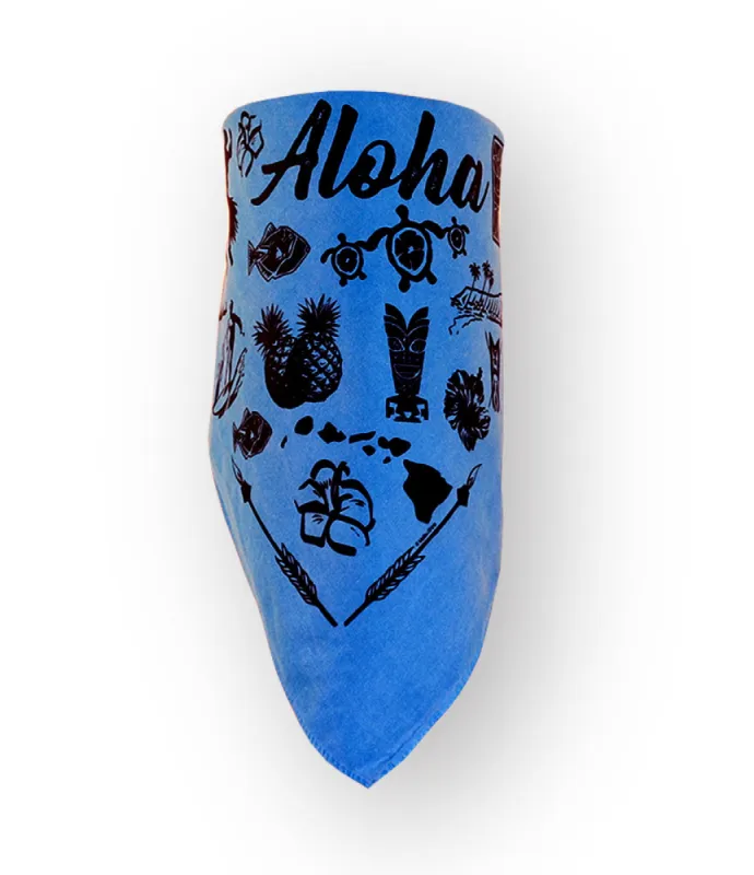 Hawaiian Icons Bandana sold by Malibu Shirts