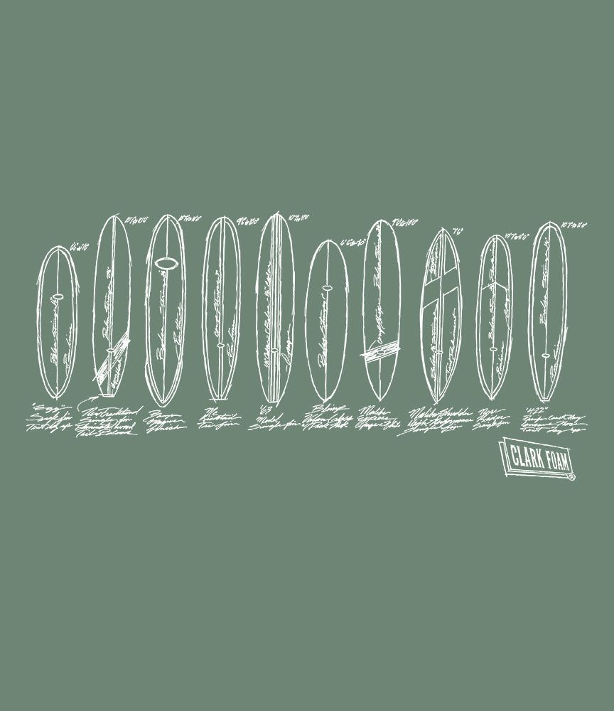 Clark Foam Surfboards Men's Shirt sold by Malibu Shirts product image thumbnail 2