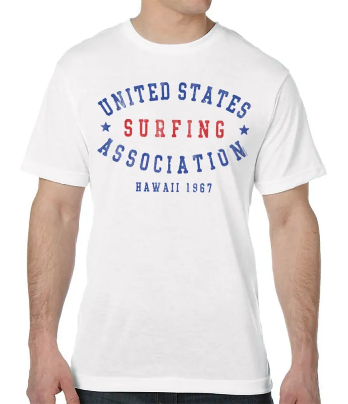 United States Surfing Association HI 1967 T-Shirt sold by Malibu Shirts