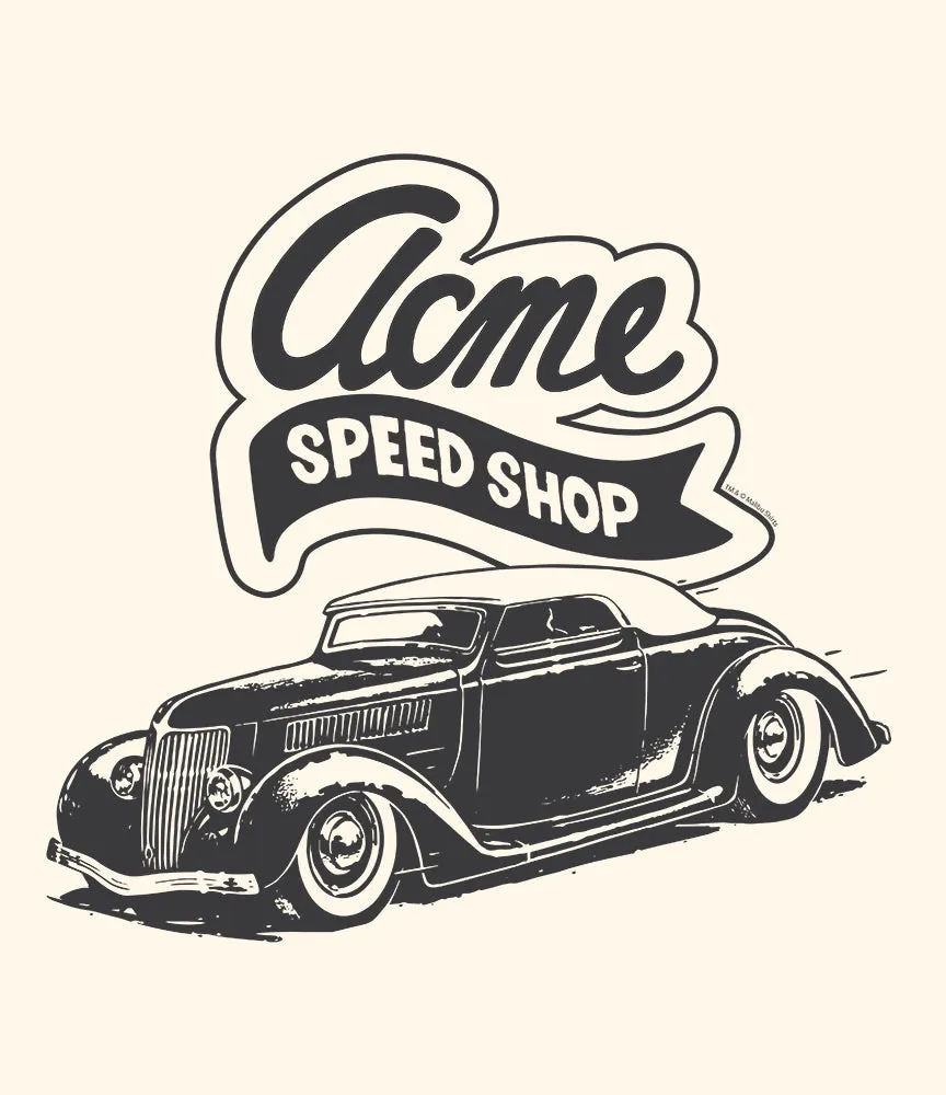 Acme Speed Shop 36 Ford Cabriolet T-Shirt sold by Malibu Shirts product image thumbnail 2