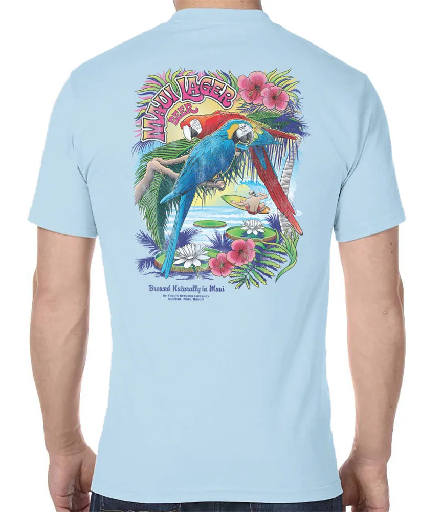 Maui Lager Parrots T-Shirt sold by Malibu Shirts